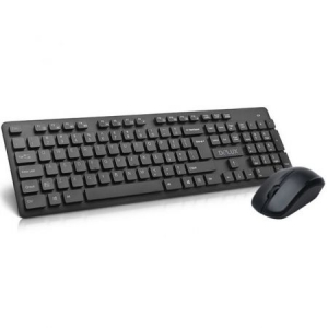 Kit Tastatura + Mouse Cu Fir Delux KA150+M136 Negru
