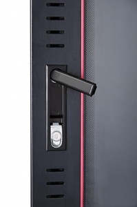 Netrack standing server cabinet Economy 32U/600x1000mm (glass door) - black