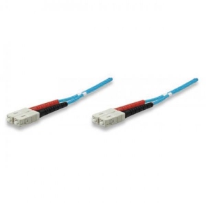 Intellinet Fiber optic patch cable SC-SC duplex 5m 50/125 OM3 multimode