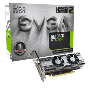 Placa Video EVGA GeForce GTX 1050 2GB DDR5 DVI-D+HDMI+DP