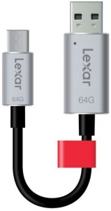 Memorie USB Lexar JumpDrive Type-C 64GB USB 3.0 Black