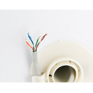 4World Cablu UTP, 4x2, cat. 5e, cablu litat, 100 m, colac, gri
