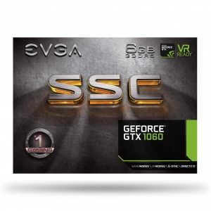 Placa Video EVGA GeForce GTX 1060 SSC GAMING 6GB GDDR5 ACX 3.0 & LED