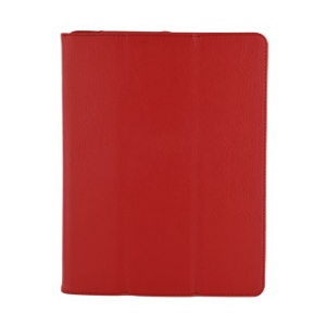 4World carcasa cu suport cu picior pt iPad 2/3/4, suport pliabil, rosie
