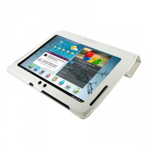 4World husa protectie/suport pt Galaxy Tab 2, 4-Fold Slim,10--, alba