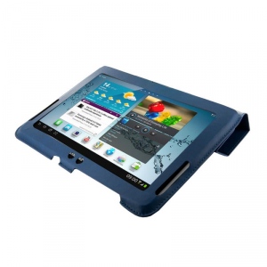 4World husa cu suport pt Galaxy Tab 2, 4-Fold Slim,10--, albastra
