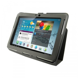 4World husa cu suport pt Galaxy Tab 2, Ultra Slim,10--, gri