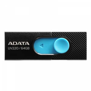 Memorie USB Adata UV220 64GB USB 2.0 Negru-Albastru