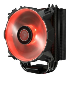 Leto Red LED Slim 120mm CPU Cooler