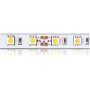 WE banda LED flexibila 50m | 5050 | 14.4W/m | 12V DC | alb cald