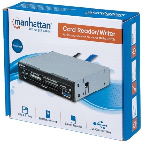 Card Reader Manhattan intern USB 3.0 34-Ã®n-1 Smart Card SIM