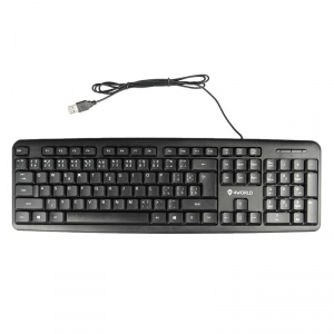 Tastatura Cu Fir 4World 10264 USB Negru