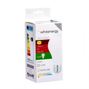 Whitenergy bec LED | E27 | 16 SMD2835 | 13,5W | 230V | alb cald | A70