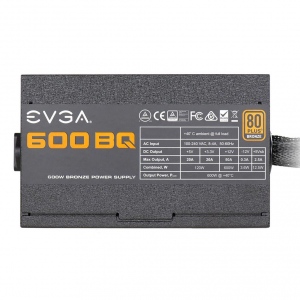 Sursa EVGA 600 BQ 600W, 80 PLUS Bronze Semi modular