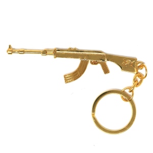 Keychain 18K Gold - AK47