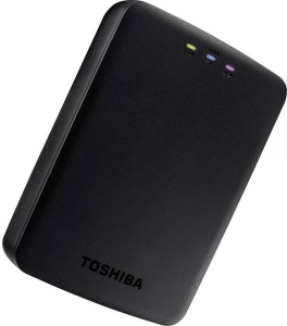 HDD Extern Toshiba Canvio AeroCast 1TB USB 3.0 2.5 Inch Wi-Fi Negru
