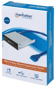 Manhattan Panou frontal 3,5-- SuperSpeed USB 3.0 2 port