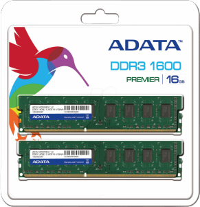 Memorie Adata DDR3 16GB (2 x 8GB) 1600MHz CL-11