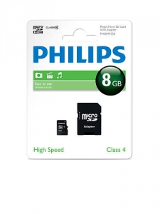 Card De Memorie Philips Micro ADP SDHC 8GB Clasa 4