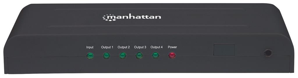Manhattan Splitter HDMI 1/4 x intrare 4 x ieÈ™ire 3D 4K alimentare AC