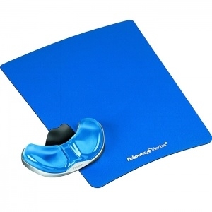 Mouse Pad Fellowes Gliding Palm Support Albastru 