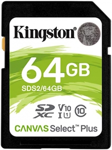 Card De Memorie Kingston 64GB Clasa10 Black