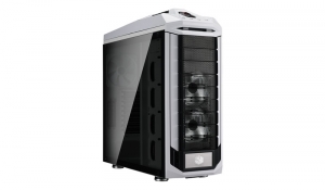 Carcasa COOLER MASTER Stryker SE, tempered glass, full-tower, XL-ATX, 2* 120mm white LED fan & 1* 200mm fan & 1* 140mm (inclus)white SGC-5000W-KWN2