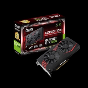 Placa Video Asus Expedition Nvidia GeForce GTX1060 OC 6GB GDDR5