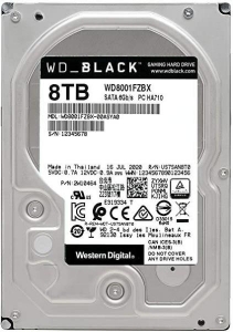 HDD Western Digital Black 8TB, 256MB, 7200 RPM, SATA 6 Gb/s 3.5 Inch