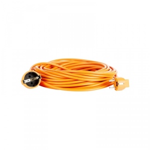 Cordon Fisa + Priza tip SCHUKO, cablu HO5VV-F 3G1, 307.1108 | Numar iesiri 1 | Schuko | 230 V | Lungime cablu 20 m | Orange