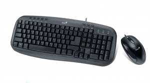 Kit Tastatura + Mouse Cu Fir Genius KM-210 Negru