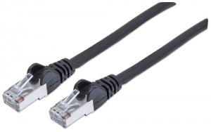 Intellinet Network cable RJ45 Cat.6A S/FTP PIMF 5m black 100% copper