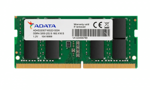 Memorie Laptop Adata 16 GB DDR4 2666 MHz AD4S266616G19-SGN