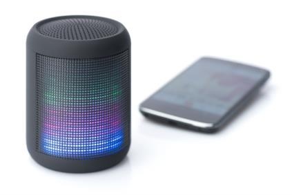 EDNET MELLOW LED Bluetooth® Speaker, 3W, 1000mAh