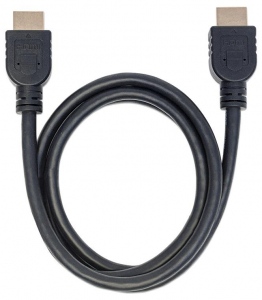 Manhattan Cablu monitor HDMI/HDMI V2.0 M/M Ethernet 1m negru