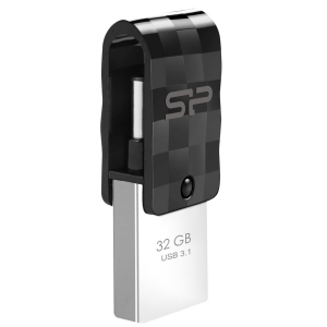 Memorie USB Silicon Power OTG Type-C+ 32GB USB 3.1 Black