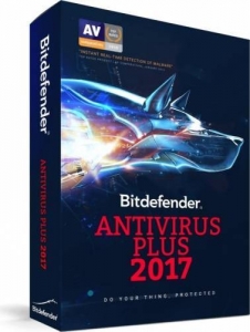 Antivirus Bitdefender Antivirus Plus 2017 1 Year 10 PC