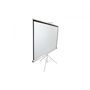 Ecran Proiectie EliteScreens T120NWV1 cu trepied 240 x 180 cm profesional  Format 4:3 Carcasa Alba