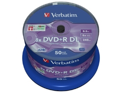 Verbatim DVD+R 8.5GB DL 8xngfd