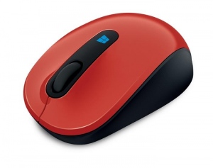 Mouse Wireless Microsoft Sculpt Mobile, Red