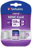 Card De Memorie Verbatim 128GB SDXC Clasa 10 UHS-1, Violet