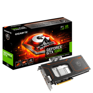 Placa Video Gigabyte Nvidia GeForce GTX 1080 Xtreme Gaming WATERFORCE WB 8GB GDDR5X