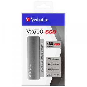SSD Extern Verbatim VX500 USB 3.1 G2 480GB