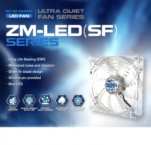 Cooler ZALMAN ZM-F3 LED 120mm
