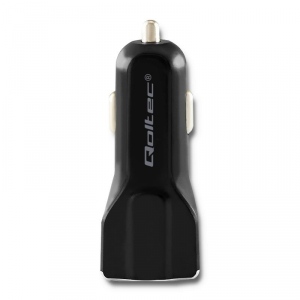 Qoltec Car charger 12-24V | 15W | 5V | 3A |+ kabel USB-C