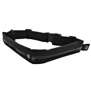 Qoltec Universal sports belt for smartphone/key | double | black