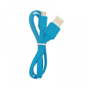 Qoltec USB Cable A DOUBLE SIDED PLUG / Micro USB | FLAT | 0