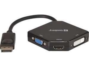 Sandberg Adapter DP > HDMI+DVI+VGA
