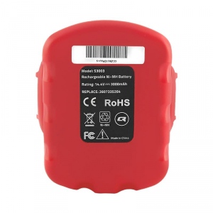 Qoltec Power tools battery for Bosch GSR 14, 4VE-2 | 3000mAh | 14,4V
