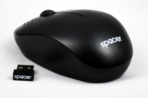 Mouse Wireless Spacer SPMO-W02 Optic Negru